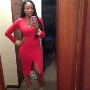 All purpose red dress